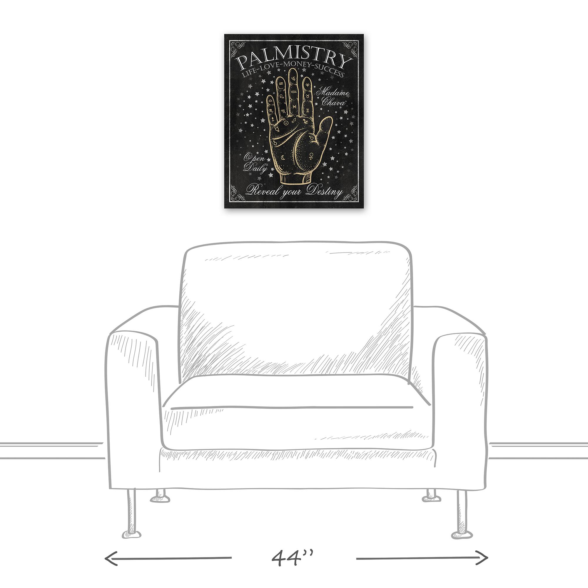 Palmistry Sign 8 16" x 20" Canvas Wall Art